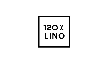 120%linoのロゴ画像