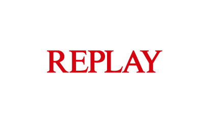 REPLAYのロゴ画像