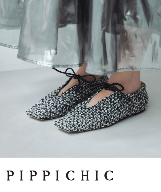 PIPPICHIC crystal fringe MULE☆新品未使用☆ 