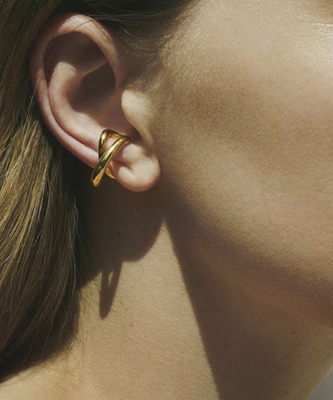 【Charlotte Chesnais(シャルロットシェネ)】 INITIAL EAR CUFF