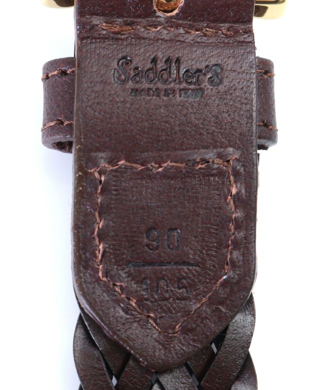 Saddler's(サドラーズ)】 レザーメッシュベルト|PARIGOT ONLINE Saddler's(サドラーズ)】 レザーメッシュベルト|PARIGOT ONLINE