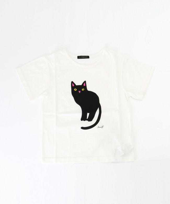 ネコプリントTシャツ | MUVEIL Online Shop