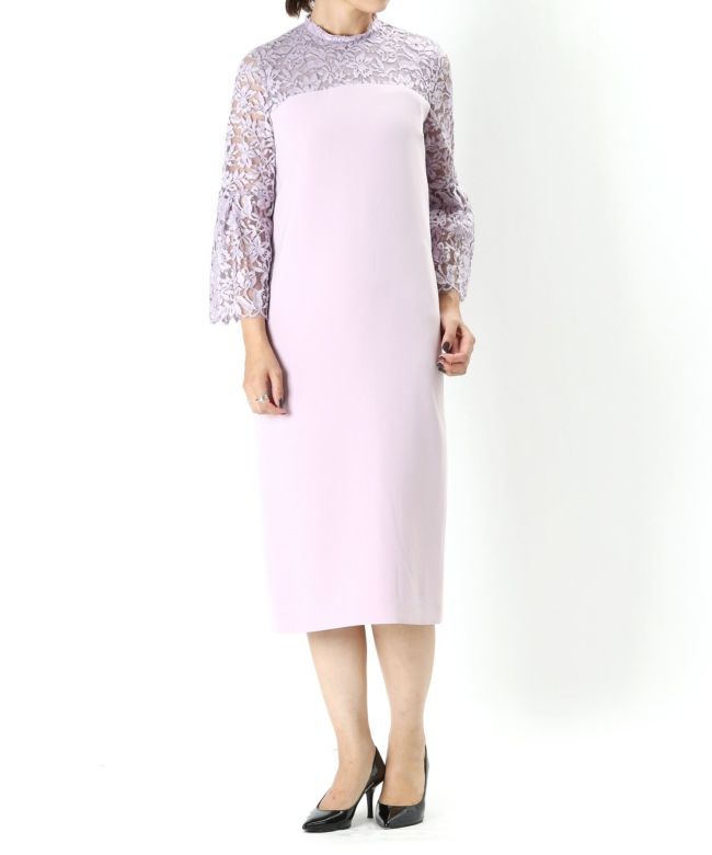 Flicka フリッカ レース切替ワンピース Parigot Online パリゴオンライン Flicka フリッカ レース切替ワンピース Parigot Online パリゴオンライン