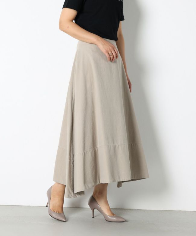 本物保証！ MADISONBLUE SKIRT FLARE FLARE BACK MADISONBLUE(マディソンブルー)のMI－MOLLET BACK  BACK SATIN SKIRT 格安通販サイト スカート