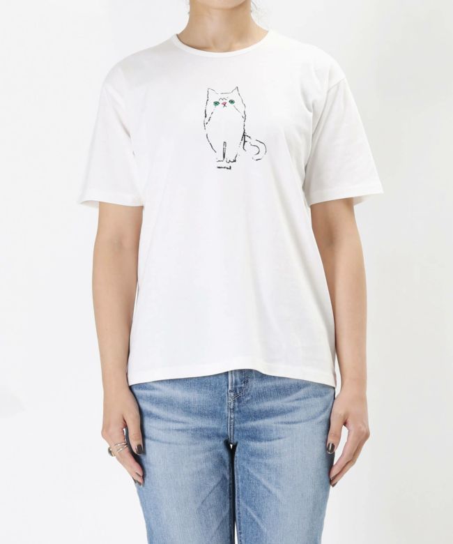 MUVEIL(ミュベール)】 PARIGOT別注 Onomichi Cat Tshirt