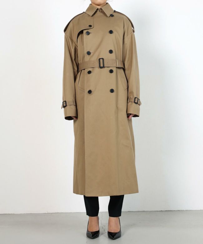 送料無料 HYKE TRENCH COAT BIG FIT ハイク ビッグフィット cerkafor.com