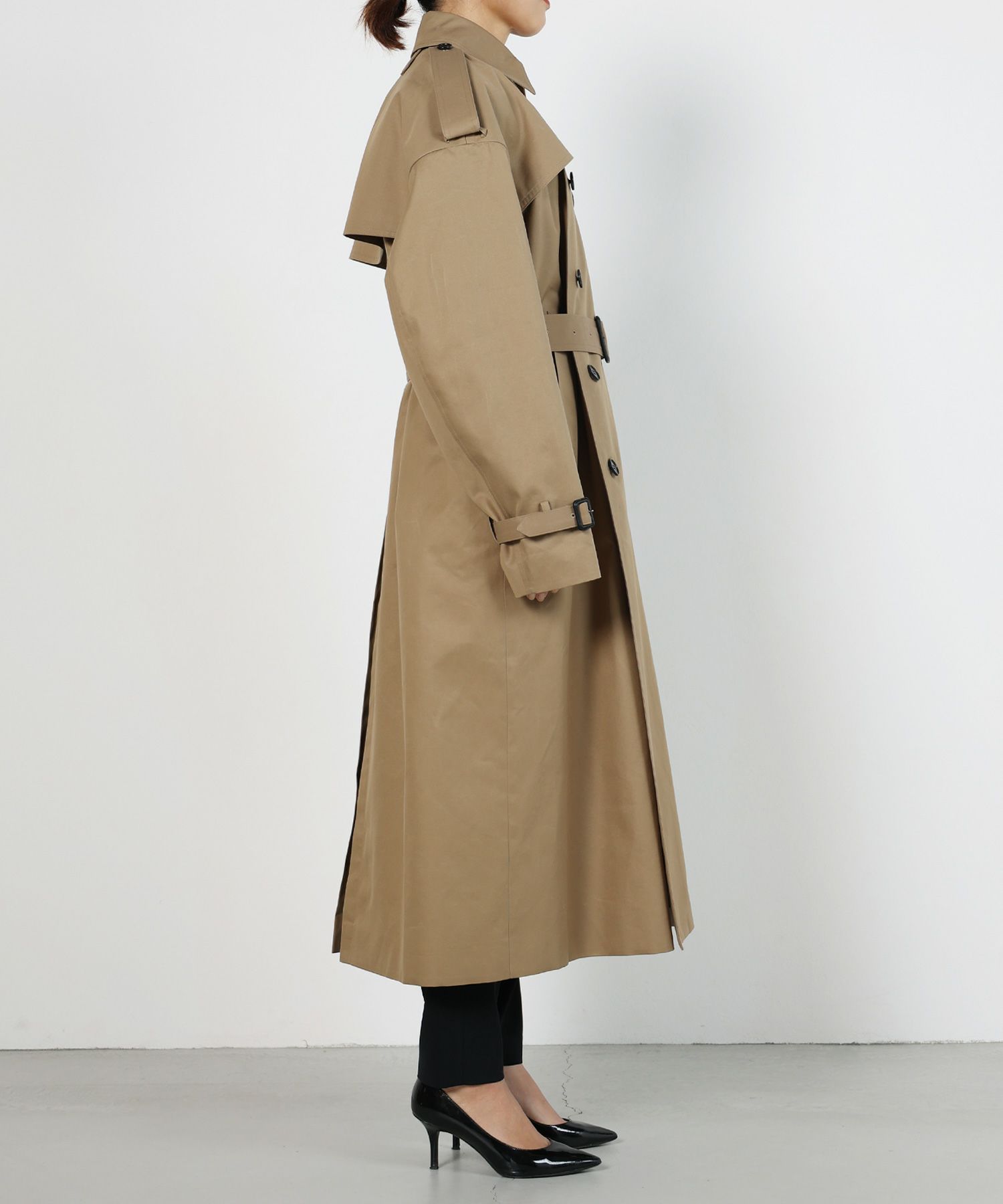 HYKE(ハイク)】 TRENCH COAT/BIG FIT コート 通販 