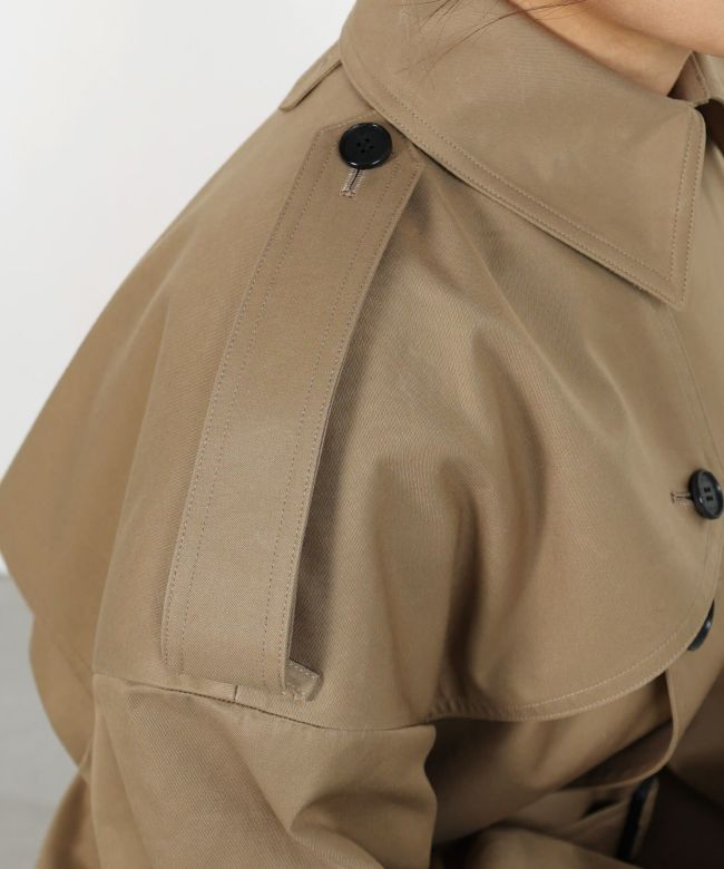 HYKE(ハイク)】 TRENCH COAT/BIG FIT コート 通販