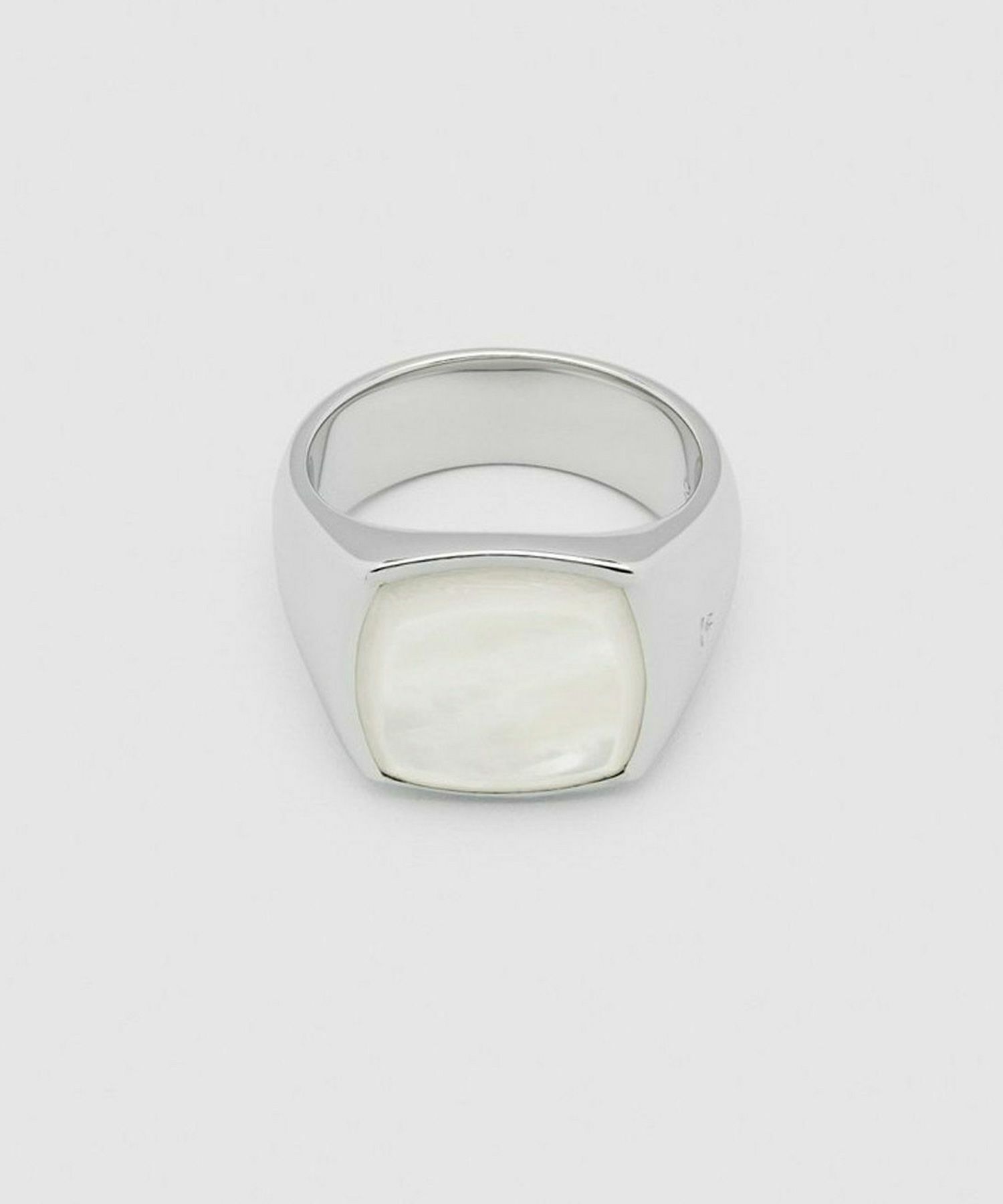 TOM WOOD(トムウッド)】 Cushion White Mother of Pearl リング 
