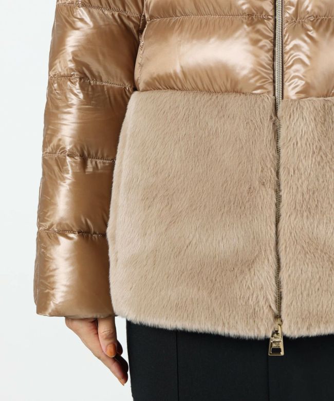 Herno レディケープ ヘルノ ヘルノ ダウンジャケット コート ケープ ブラック レディース HERNO