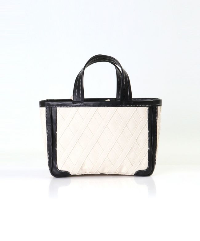 【LUDLOW(ラドロー)】 Cross stripes tote S｜PARIGOT ONLINE（パリゴオンライン）