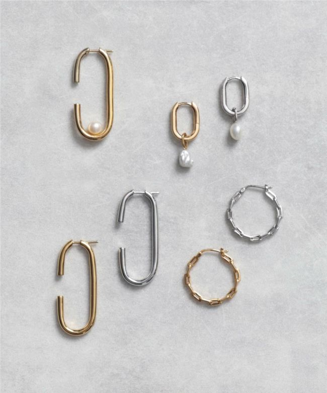 MARIA BLACK マリア・ブラック/Gemma 18 Hoop Pierced Earring - Silver / ピアス |  TRENTオンラインショップ (福岡市セレクトショップ)
