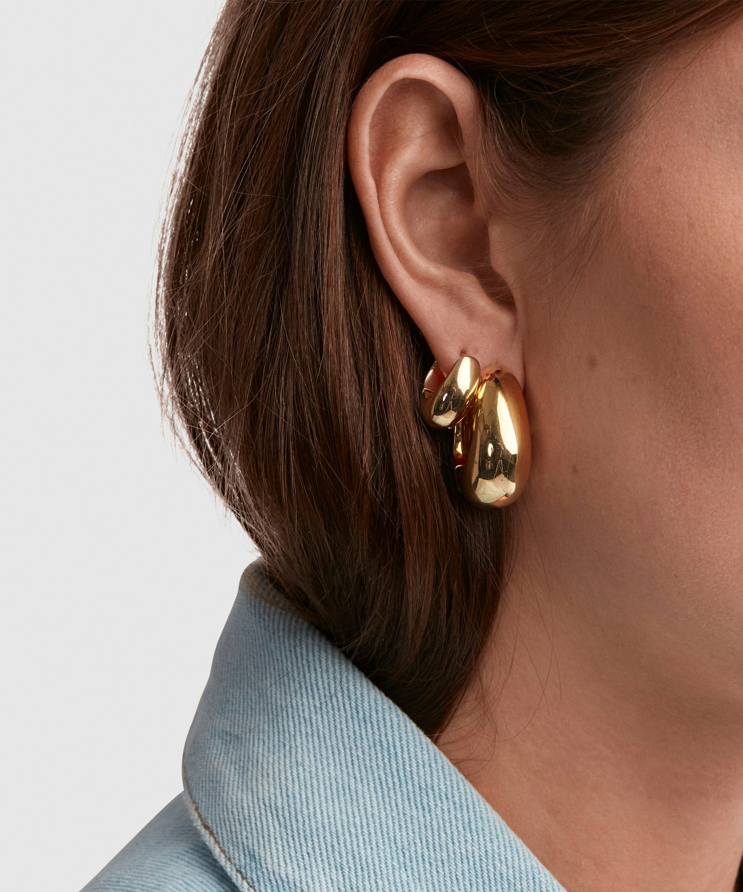 TOM WOOD(トムウッド)】 Ice Hoop Small Gold ピアス｜PARIGOT ONLINE 