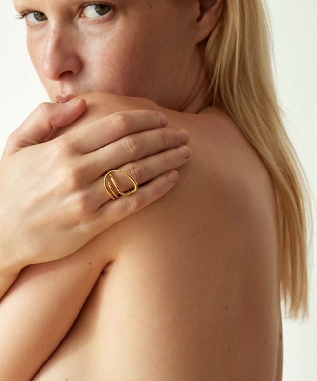 Charlotte Chesnais(シャルロットシェネ)】 BAGUE PETIT ROUND TRIP 