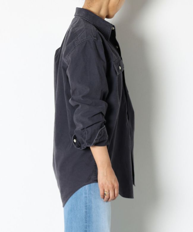 MADISONBLUE(マディソンブルー)】 HAMPTON BACK SATIN SHIRT