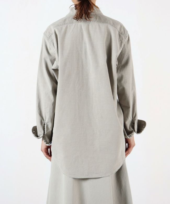 MADISONBLUE(マディソンブルー)】 HAMPTON BACK SATIN SHIRT