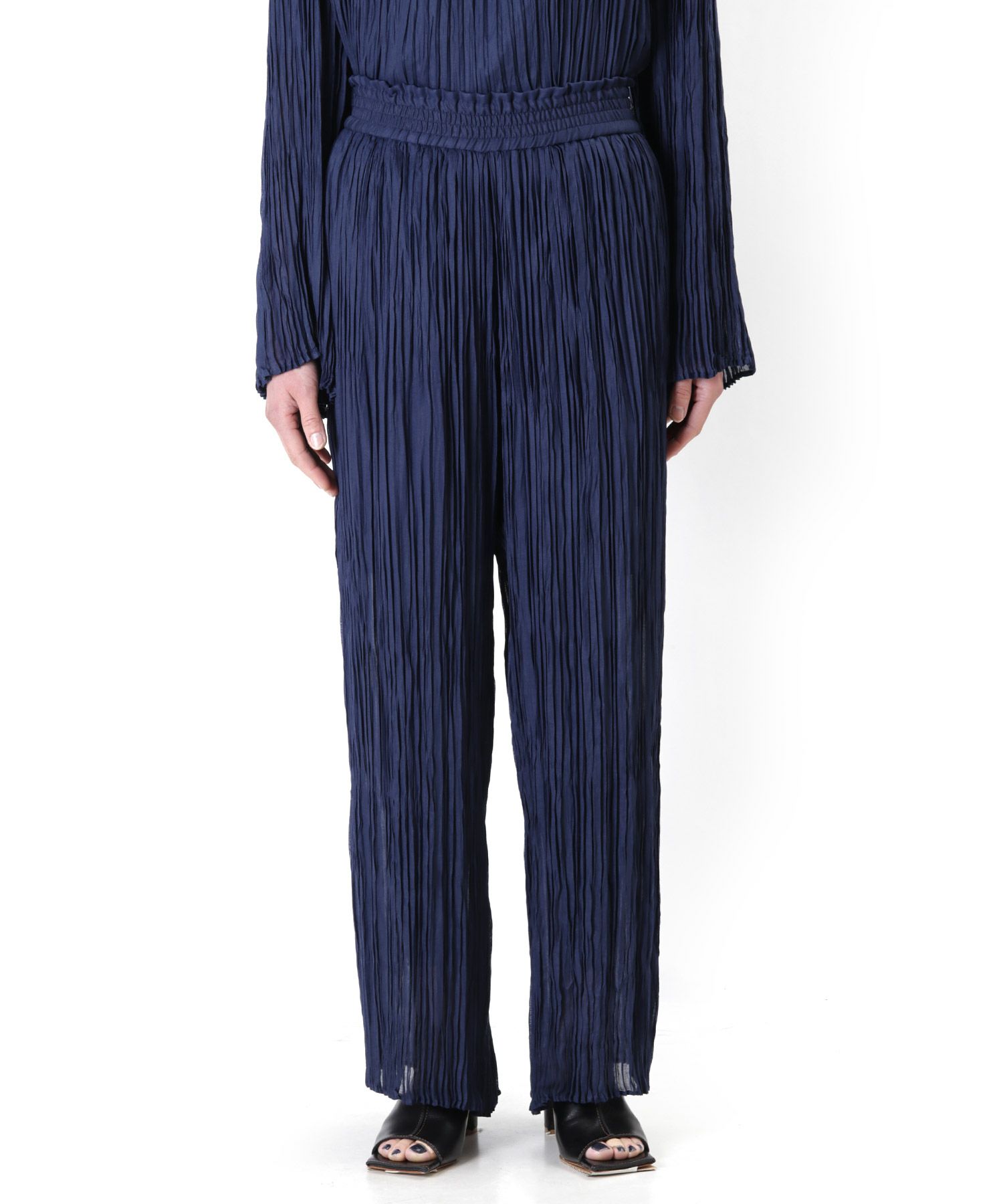 HYKE(ハイク)】 RANDOM PLEATED PANTS パンツ 通販 