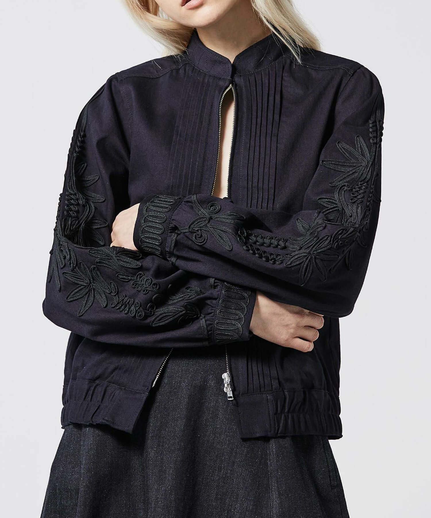 JAPAN DENIM(ジャパンデニム)】 LOKITHO _ CODE EMBROIDERY BLOUSON  