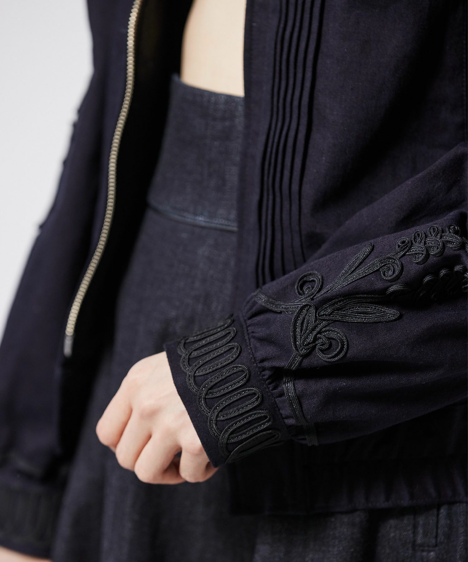 JAPAN DENIM(ジャパンデニム)】 LOKITHO _ CODE EMBROIDERY BLOUSON  
