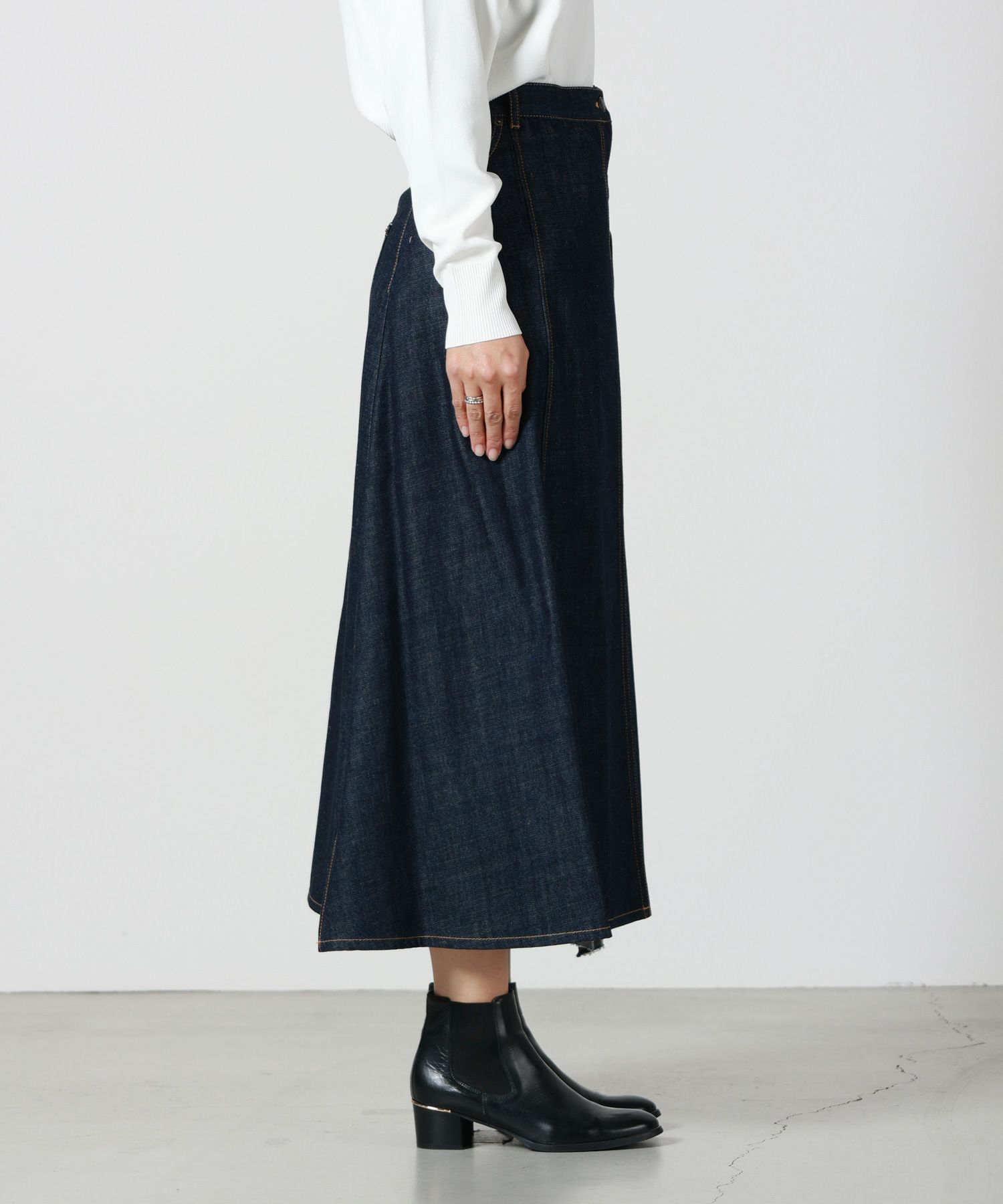 EZUMi デニムロングスカート　S EZUMi デニムロングスカート S JAPAN DENIM(ジャパンデニム)】 EZUMI _