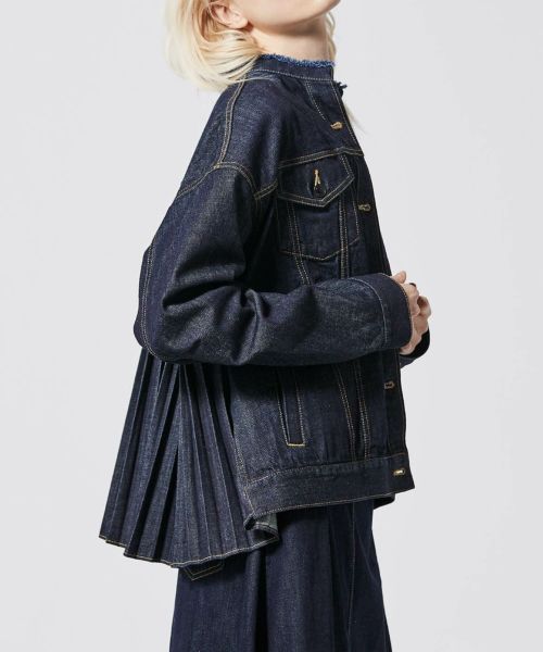 【JAPAN DENIM(ジャパンデニム)】 EZUMI _ BACK PLEATS DENIM JACKET｜PARIGOT  ONLINE（パリゴオンライン）