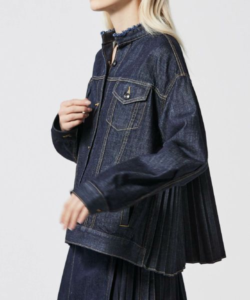 【JAPAN DENIM(ジャパンデニム)】 EZUMI _ BACK PLEATS DENIM JACKET