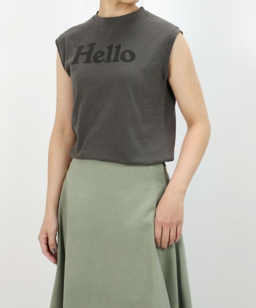 MADISONBLUE(マディソンブルー)】 HELLO NOSLEEVE TEE｜PARIGOT ONLINE