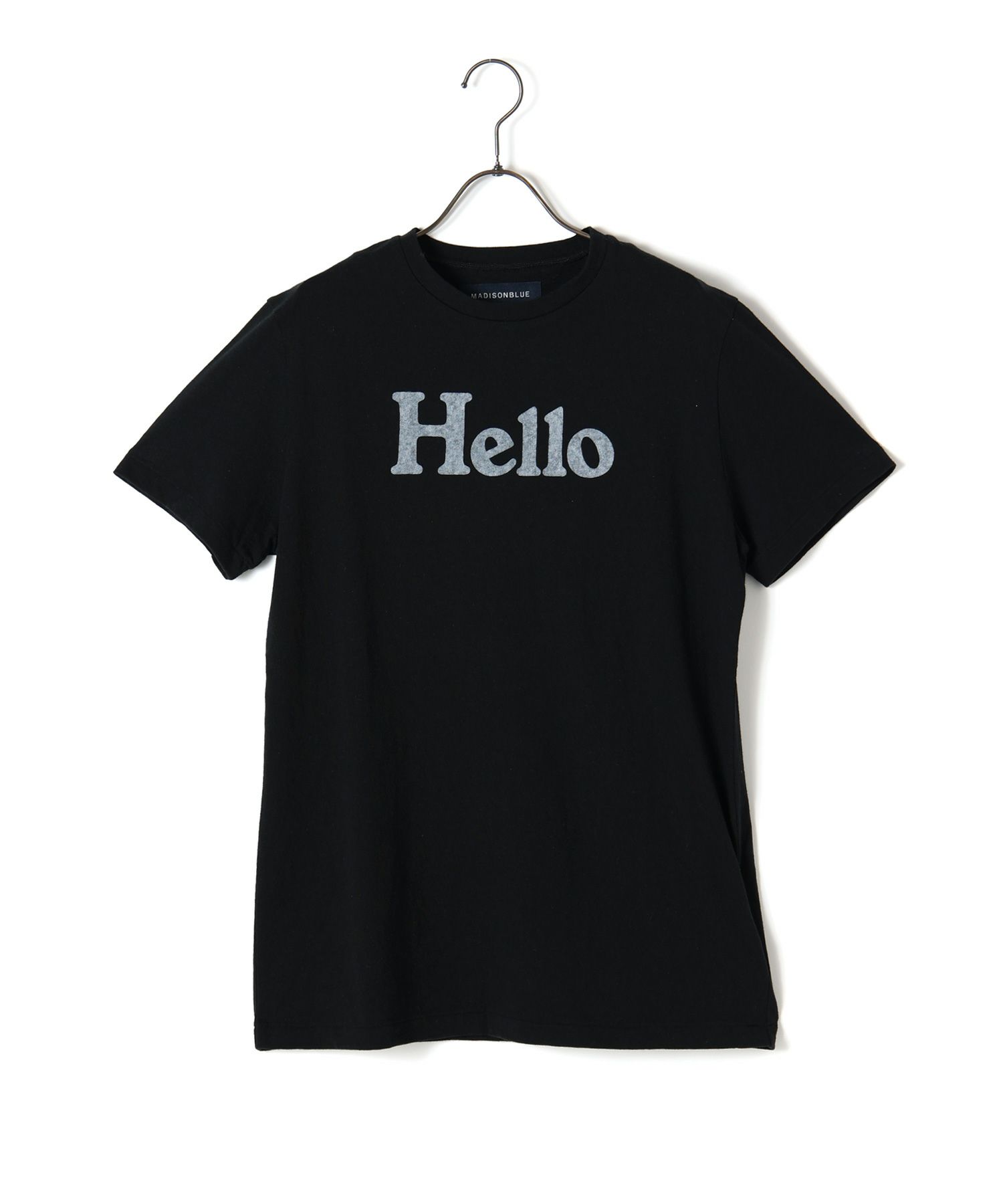 MADISONBLUE(マディソンブルー)】 HELLO CREW NECK TEE｜PARIGOT 
