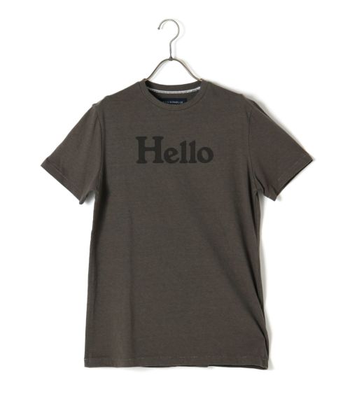 マディソンブルー HELLO CREW NECK Tシャツ グレー 01マディソンブルー