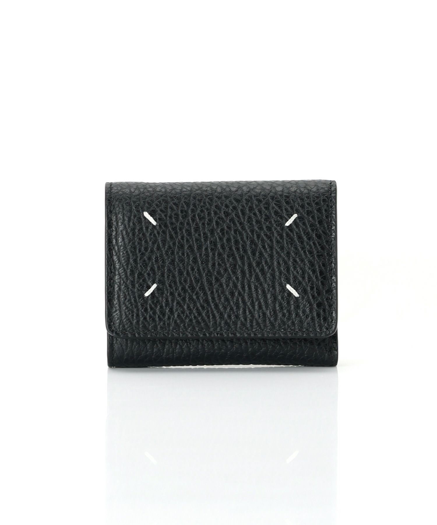 Maison Margiela(メゾンマルジェラ)】 レザー3つ折りウォレット  