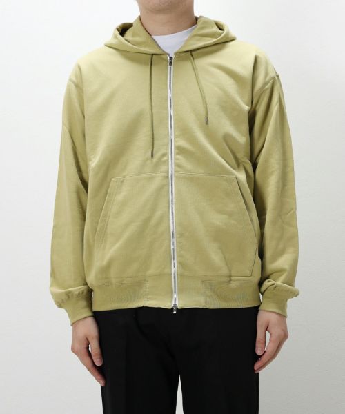 marka(マーカ)】 FRONT ZIP PARKA -40/2RECYCLE SUVIN ORGANIC COTTON KNIT-｜PARIGOT  ONLINE（パリゴオンライン）