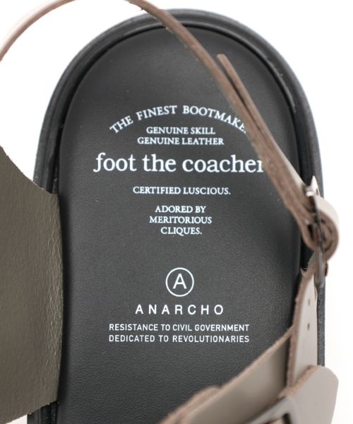 foot the coacher(フットザコーチャー)】 SS BELT SANDAL foot the coacher(フットザコーチャー)】 SS BELT SANDAL