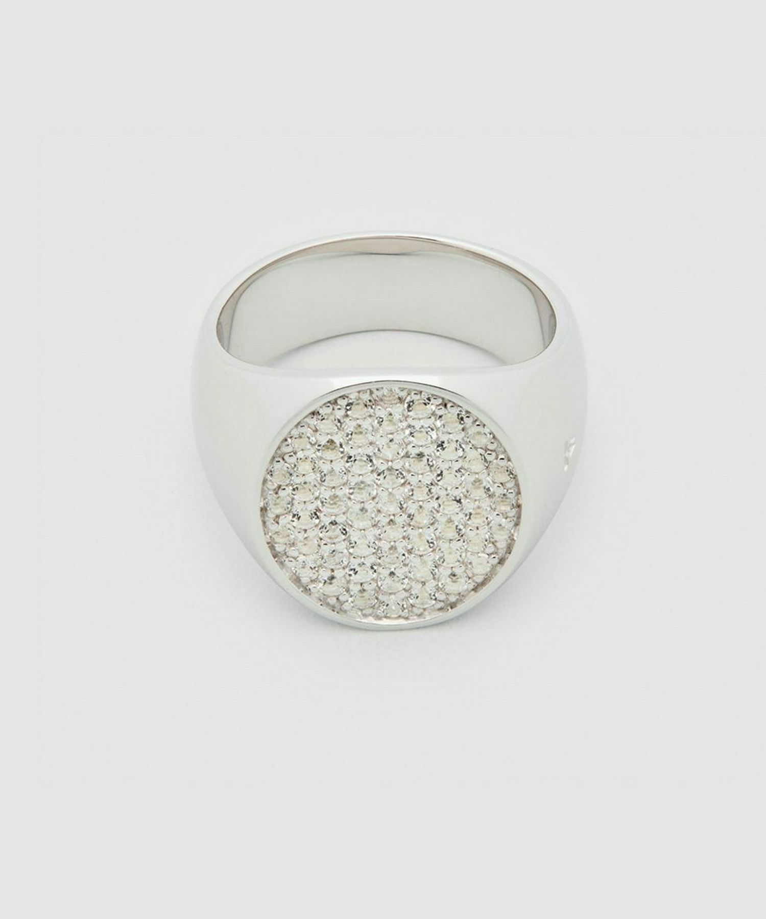 TOM WOOD(トムウッド)】 Pinkie Oval White Topaz リング｜PARIGOT 
