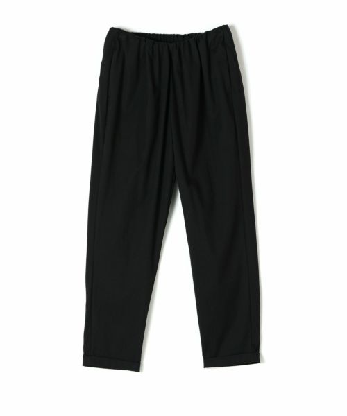 MARECHAL TERRE×PARIGOT ウエストギャザーパンツ チャコール パリゴオンラインでリピート率NO.1の名品パンツ“マルシャルテル