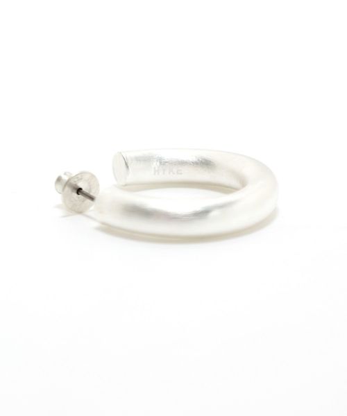 HYKE /HOOPピアス/SMALL SILVER