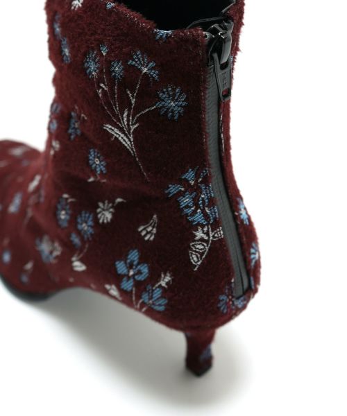 Mame Kurogouchi(マメ クロゴウチ)】 Floral Jacquard Boots