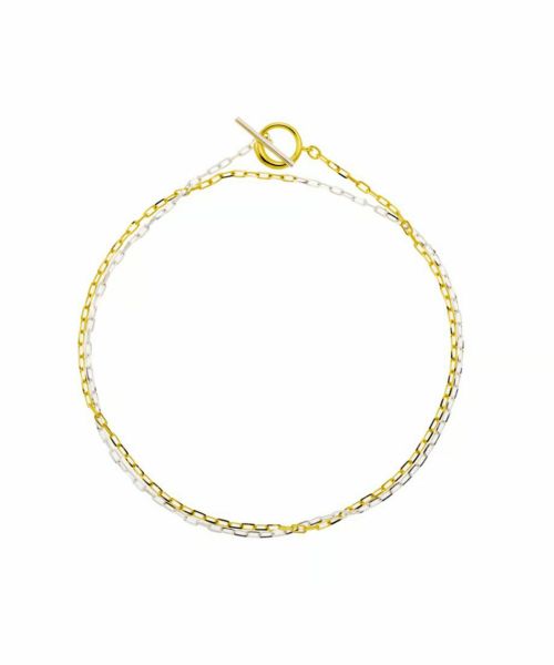 【Rieuk(リューク)】 Bi-color Chain Necklace｜PARIGOT ONLINE（パリゴオンライン）