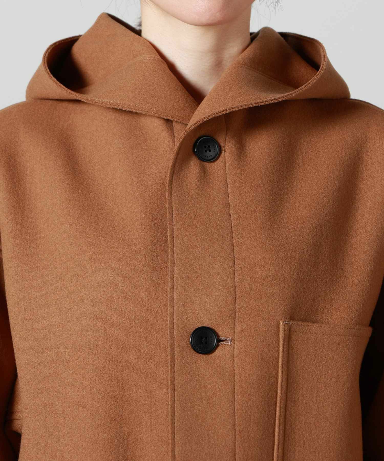 HYKE(ハイク)】MELTON HOODED WORK COAT｜PARIGOT ONLINE（パリゴ  
