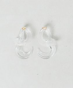 週間売れ筋 Mame Kurogouchi Glass Round Earrings ピアス(両耳用