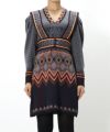 Mame Kurogouchi(マメ クロゴウチ)】 Fair Isle Knitted Dress