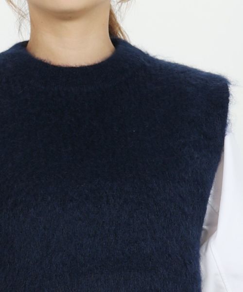 HYKE ハイク MOHAIR CROPPED TOP knit ニット モヘア 人気特価