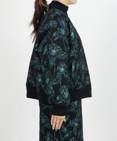 EBONY(エボニー)】 Camellia jacquard Blouson｜PARIGOT ONLINE