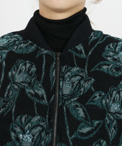 EBONY(エボニー)】 Camellia jacquard Blouson｜PARIGOT ONLINE