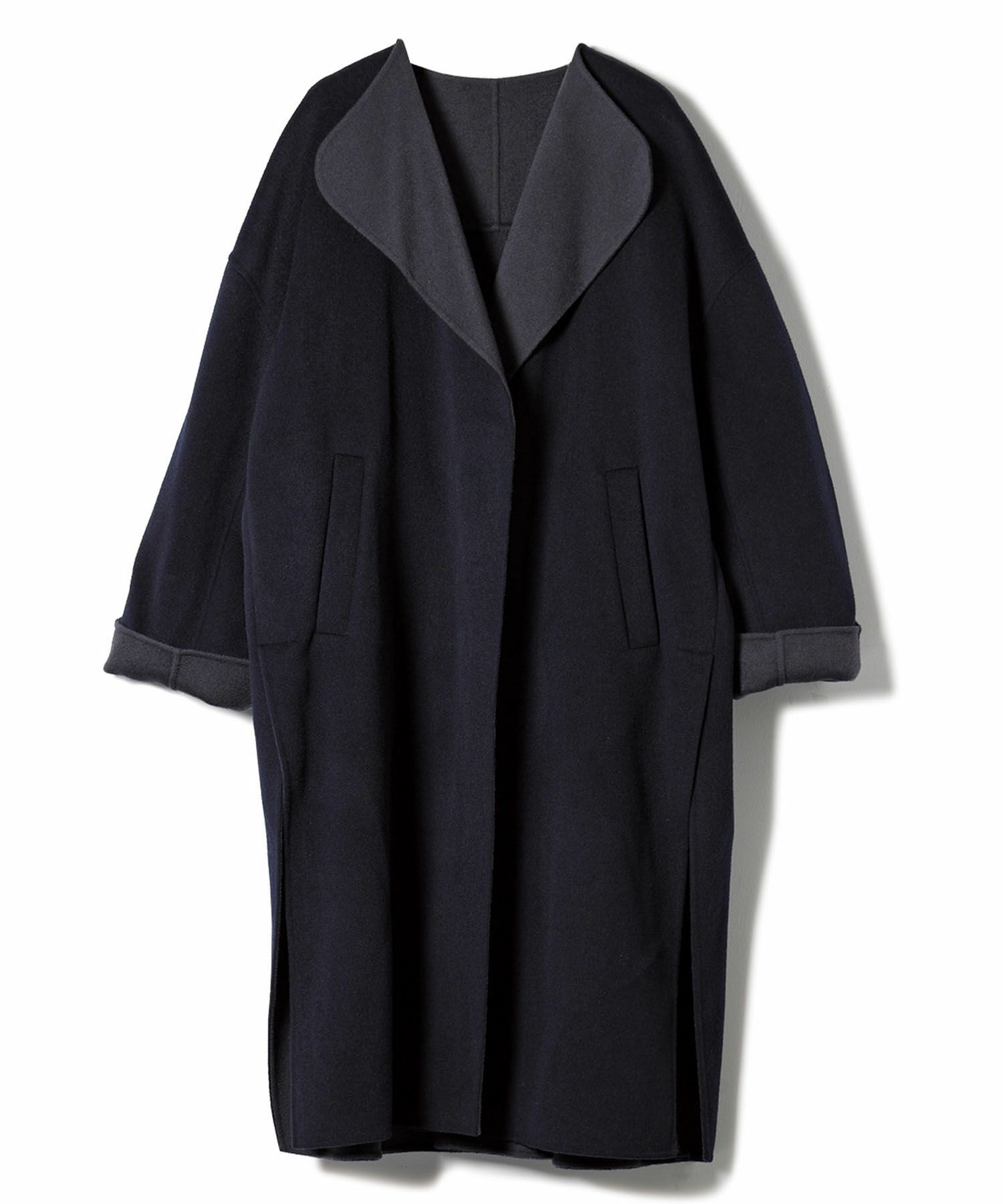 ENFOLD(エンフォルド)】NO-COLLAR COAT｜PARIGOT ONLINE（パリゴ 