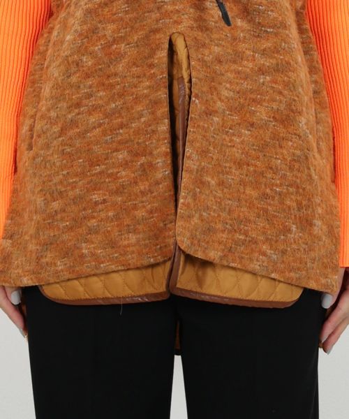Mame Kurogouchi(マメ クロゴウチ)】 Alpaca Blend Shaggy Wool Vest