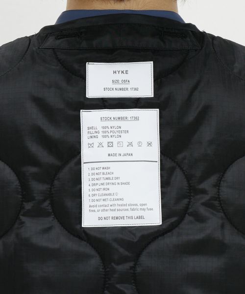 反物 浴衣 HYKE QUILTED CROPPED VEST オリーブ | www.tegdarco.com