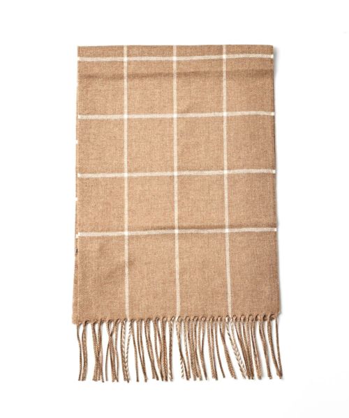 PIACENZA(ピアツェンツァ)】 シルクカシミヤチェックマフラー｜PARIGOT