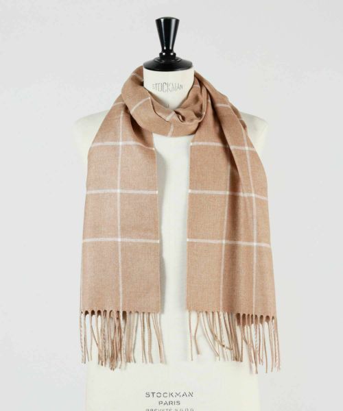 PIACENZA(ピアツェンツァ)】 シルクカシミヤチェックマフラー｜PARIGOT