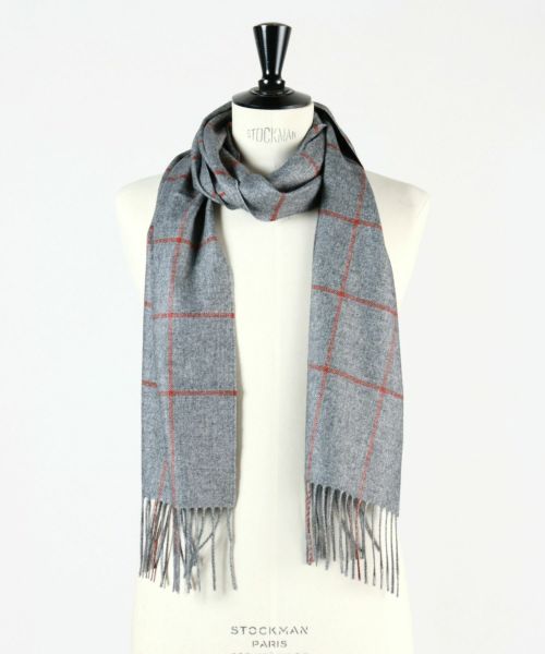 PIACENZA(ピアツェンツァ)】 シルクカシミヤチェックマフラー｜PARIGOT