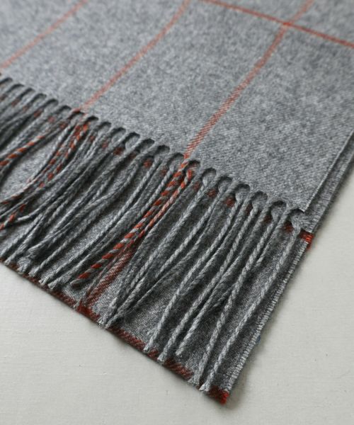 PIACENZA(ピアツェンツァ)】 シルクカシミヤチェックマフラー｜PARIGOT